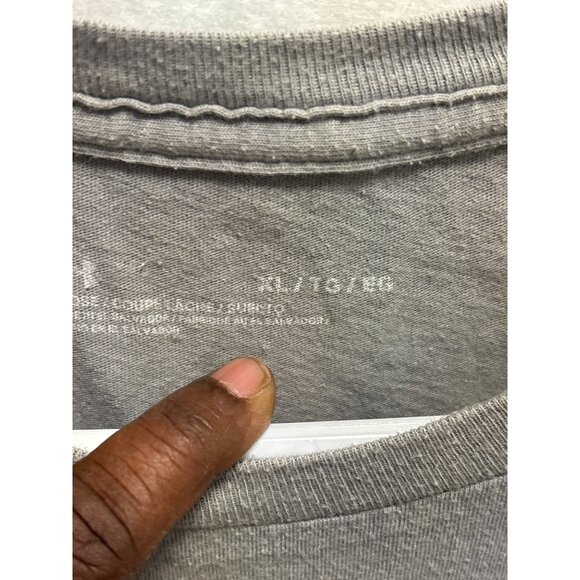 Under Armour Freedom Gray T-Shirt XL Cotton Blend Patriotic USA Flag Graphic Men - Picture 7 of 9